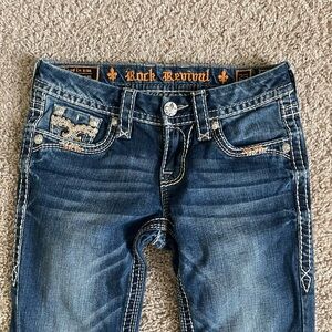 Rock Revival Dark Blue Skinny Jeans